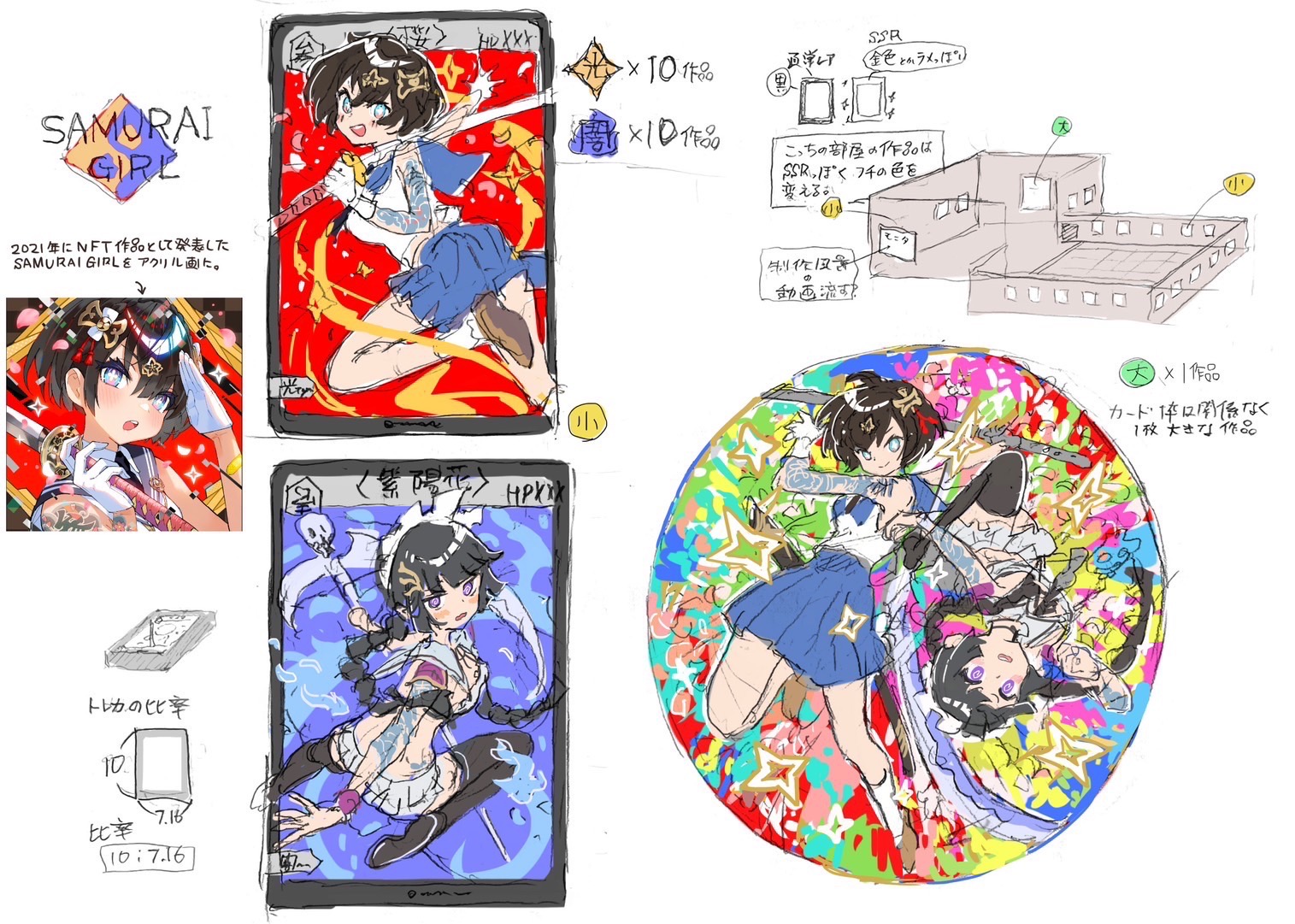 さいとうなおき氏による本展の初期プラン