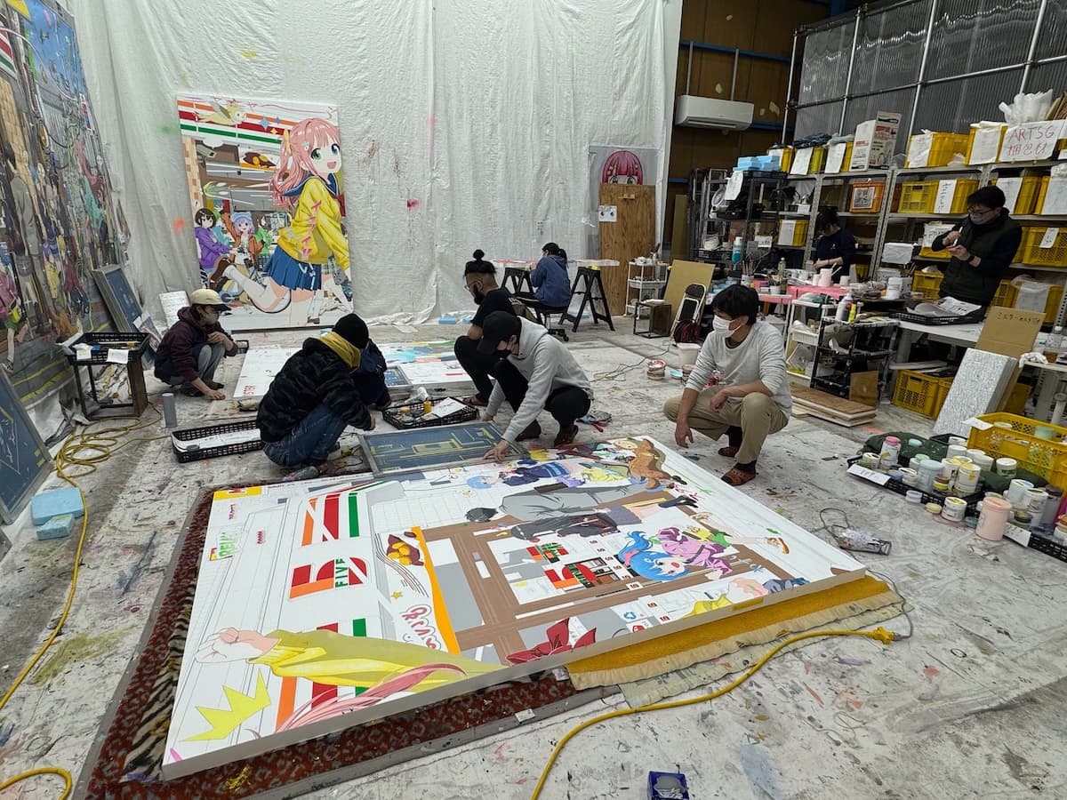 Photos of Mr.’s studio.