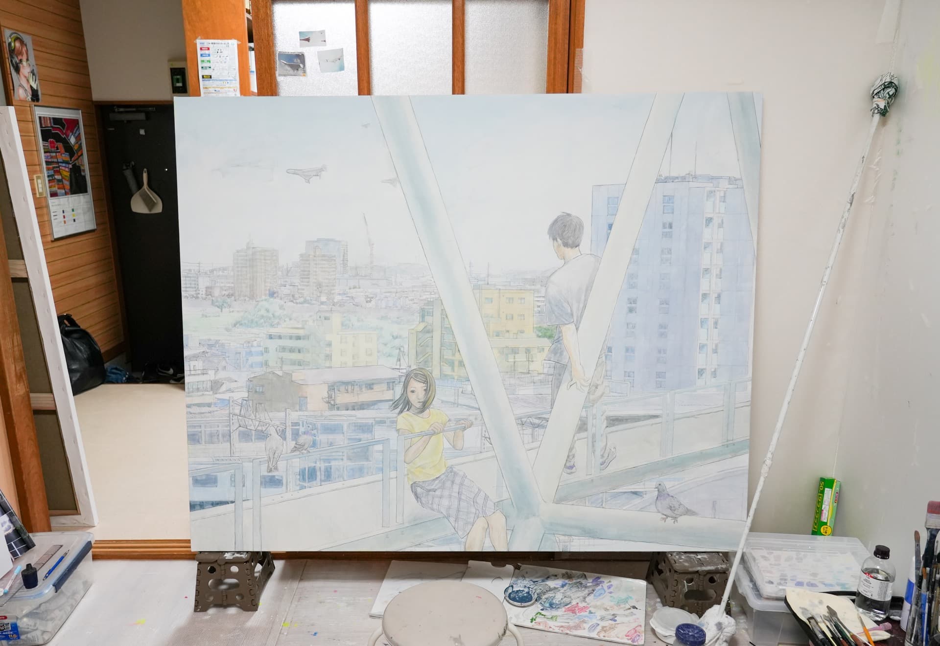 Production Scene in the Studio ©Utanhole